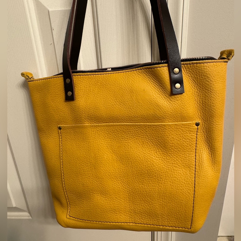 Portland Leather Goods Tote in Pomelo